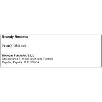 Brandy TERRY 1900, botella 70 cl