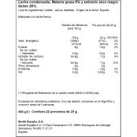 Leche Condensada LA LECHERA, dosificador 450 g