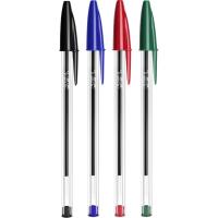 Bolígrafo Bic Cristal, punta normal, tinta de colores surtidos BIC, pack 10 uds