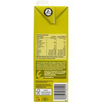 Leche semidesnatada calcio EROSKI, brik 1 litro