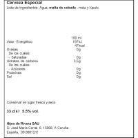 Cereveza ESTRELLA GALICIA, pack botellín 6x33 cl