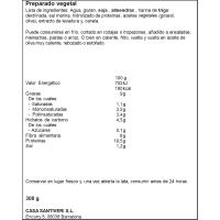 Carnita vegetal SANTIVERI, lata 300 g