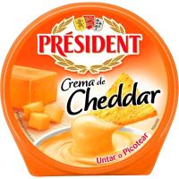 Crema de formatge cheddar PRESIDENT, terrina 125 g Crema de formatge cheddar PRESIDENT, terrina 125 g