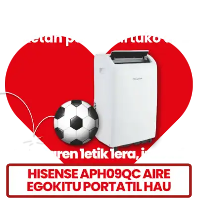 Elektronika, etxetresna elektrikoak eta atseden produktuak erostean, zozketan parte hartuko duzu