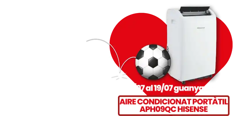 En comprar en electrònica, electrodomèstics i descans, participes en el sorteig