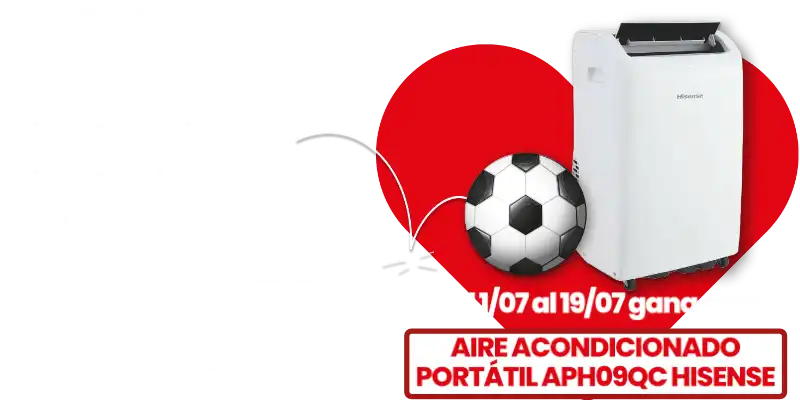 Al comprar en electrónica, electrohogar y descanso participas en el sorteo