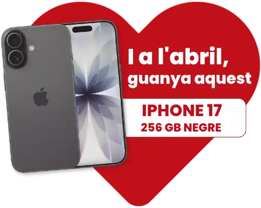 I a l'abril, guanya aquest iPhone 17 256Gb negre