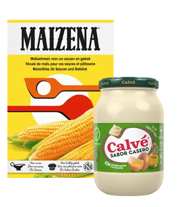 Produtos Hellman’s, Ligeresa, Calvé, Knorr e Maizena
