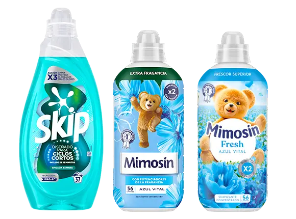 Produtos Skip e Mimosín