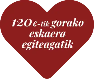 120€-tik gorako erosketa egiteagatik