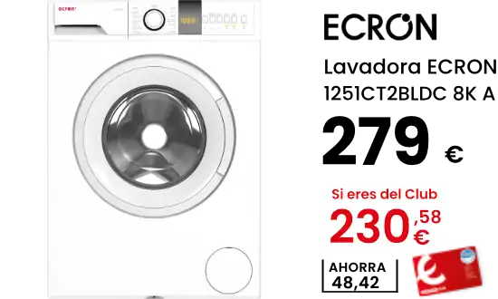 Lavadora ECRON 8K A