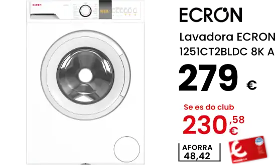Lavadora ECRON 8K A