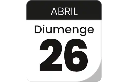 diumenge 26 de d'abril