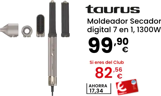 Moldeador Secador digital 7 en 1, 1300W