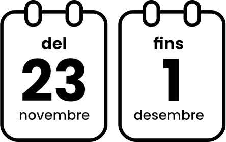 Del 23 novembre fins 1 desembre