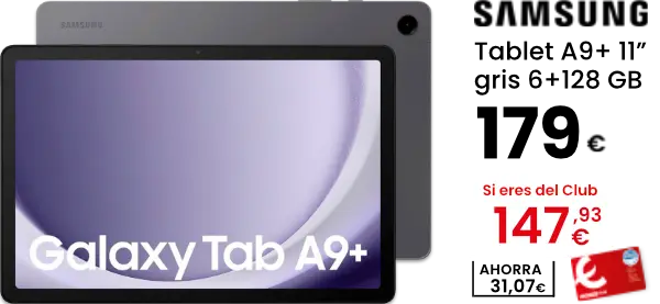 SAMSUNG Tablet A9+ 11 gris 6+128 GB