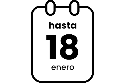 Hasta el 21 de diciembre