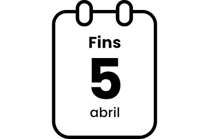Fins al 5 d'abril