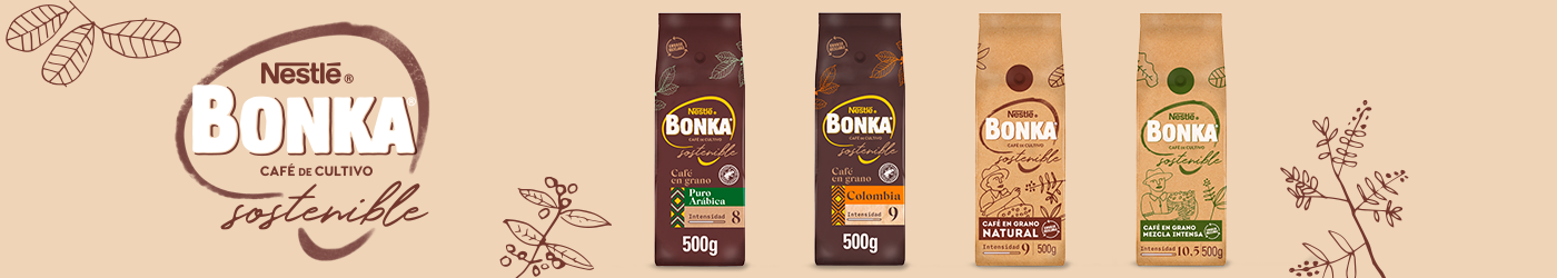 Bonka café en grano natural - 1 paquete x 1 kg : : Alimentación y  bebidas