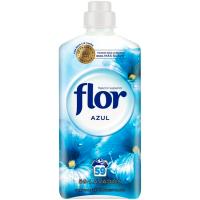 Suavizante concentrado azul FLOR, botella 59 dosis