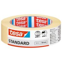 TESA Standard margotzeko zinta, itsasgarria, profil zuzenak, 50 m x 30 mm