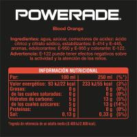 Bebida isotónica Blood Orange POWERADE, botellín 50 cl