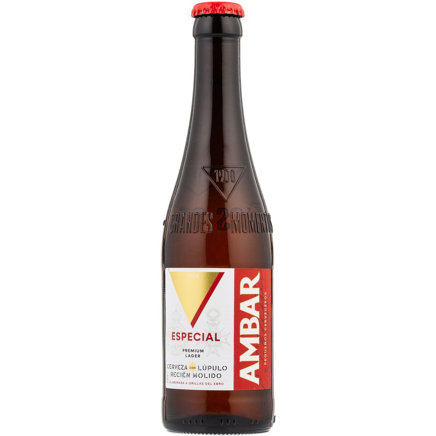 precios Cerveza Ambar, Botellín 33 Cl en Eroski