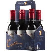Vino Tinto Crianza D.O Rioja CUNE, pack 6x18 cl