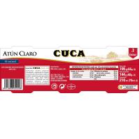 CUCA atun argi naturala, sorta 3x48 g