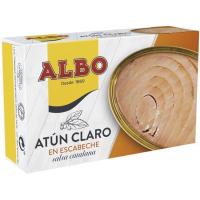 Atún claro en salsa catalana ALBO, lata 112 g