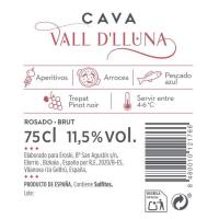 VALL D'LLUNA rosé cava, botila 75 cl