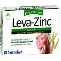 Levancinz levadura+zinc HIJAS DEL SOL, caja 60 cápsulas