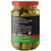 Aceitunas verdes picantes con hueso SERPIS, frasco 340 g 