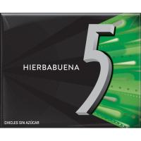 Chicle sabor hierbabuena Lc FIVE, paquete 31 g