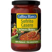 Sofrito de tomate-verduras GALLINA BLANCA, frasco 350 g 