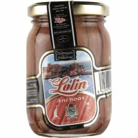 Filete de anchoa en aceite de oliva LOLÍN Serie Oro, tarro 55 g