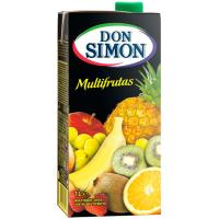 Néctar multifruta DON SIMÓN, brik 1 litro