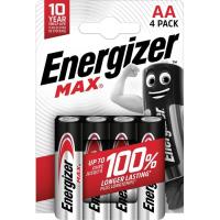 Pila alcalina max LR06 (AA) ENERGIZER, pack 4 uds