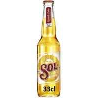 Cerveza mexicana SOL, botellín 33 cl