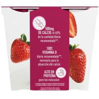 Postre 0% fresa Densia DANONE, pack 4x120 g