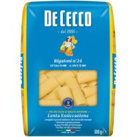 Pasta Rigatoni Nº 24 DE CECCO, paquete 500 g
