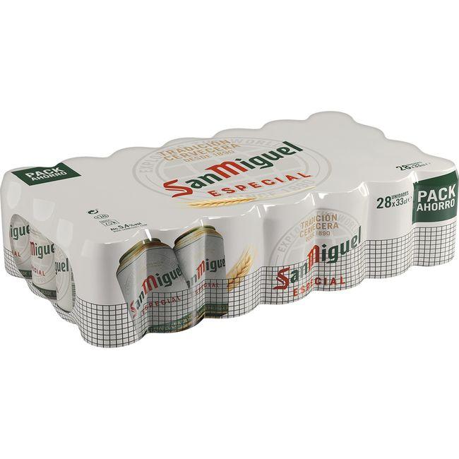 precios Cerveza San Miguel, Pack Lata 28X33 Cl en Eroski