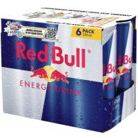 Bebida energética RED BULL, pack 6x25 cl