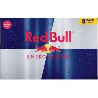 Bebida energética RED BULL, pack 8x25 cl