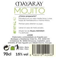 Mojito MAYARAY, botella 70 cl