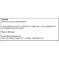 Tequila Blanco OLMECA, botella 70 cl