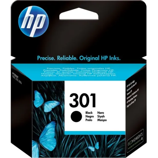 Cartucho de tinta original negro, CH561EE, 301 HP, 1 ud