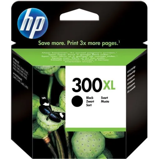 Cartucho de tinta original negro,CC641EE, 300 XL HP, 1 ud