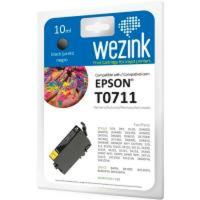 Cartucho de tinta negro compatible con Epson T0711 WEZINK, 1 ud