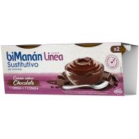 Crema de chocolate BIMANANLINEA, pack 2x210 g